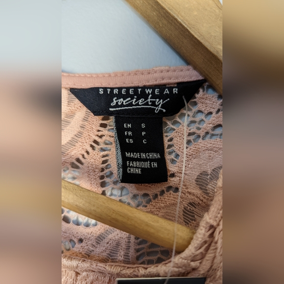 Lace Pale Pink Dress - Picture 5 of 5